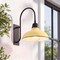 Jonathan Y Stanley 12.25" 1-Light Farmhouse Industrial Iron LED Gooseneck Arm Outdoor Sconce, Matte Yellow JYL7614H - alternate 6