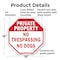 Signmission Private Property No Trespassing No, 18 Inch X 18 Inch, Plastic Sign OC-P-18-139 - alternate 7