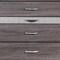 Homeroots 35" Grey Manufactured Wood Six Drawer Chest 478646 - alternate 5