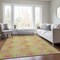 Homeroots 3' X 5' Lime Green Pink And Ivory Floral Medallion Washable Indoor Outdoor Area Rug 614599 - alternate 8
