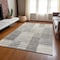 Homeroots 3' X 5' Beige Ivory And Taupe Striped Washable Indoor Outdoor Area Rug 613151 - alternate 7