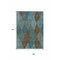 Homeroots 9' X 12' Teal Blue Aqua And Brown Argyle Washable Indoor Outdoor Area Rug 613739 - alternate 9