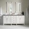 James Martin Vanities Brittany 72'' D Vanity, Bright White Vanity w/ Parisien Bleu Silestone Top w/ Wireless Charger 655-V72-BW-FPBL - alternate 10