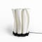 Jonathan Y Flame 13.5 in. Modern Bohemian Plant-Based PLA 3D Printed Dimmable LED Table Lamp, White/Black USA1002B - alternate 7