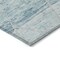 Homeroots 5' X 8' Teal Blue And Ivory Trellis Washable Indoor Outdoor Area Rug 616497 - alternate 7