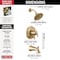 Delta Kayra Monitor 17 Series Tub & Shower Trim, 5.38 in, Champagne Bronze T17433-CZ - alternate 3