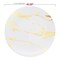 Smarty Had A Party White w/Gold Marble Stroke Round Plastic Dinnerware Set (120 Dinner Plates+120 Salad Plates), 240PK 900WGVP-CASE - alternate 9