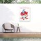 Trademark Fine Art Outdoor Canvas Art Jean Francois 'Gnome Holding Hearts' Wall Art for Patios, or Gardens GRL01657-OC2432WR - alternate 1
