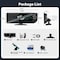 Wrightmaster 10.26 in HD Touch Screen Car Stereo, with CarPlay, Android Auto, FM radio, Black Built-in Clock ZR-Dial-black - alternate 9