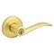 Kwikset Sedona Transitional Satin Brass Entry Lever KW1 1-3/4 in. 97403-071 - alternate 1