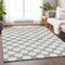 Homeroots 3' X 5' Gray And Silver Polka Dot Washable Indoor Outdoor Area Rug 595229 - alternate 8