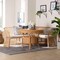 Bali & Pari Frayne Bohemian Light Honey Rattan 3-Piece Dining Nook Set 258-14178-14179-14188-ZORO - alternate 8