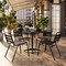 Flash Furniture Commercial Black Restaurant Stack Chair TLH-015C-BK-GG - alternate 15