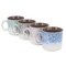 Gibson Home Blurry 4 Piece 19 Ounce Stoneware Straight Shape Mug Set in Assorted Colors 120245.01 - alternate 6