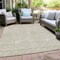 Homeroots 3' X 5' Beige And Ivory Geometric Washable Indoor Outdoor Area Rug 596159 - alternate 9