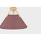 Hudson Valley Lighting Painted No. 2 9.5 in. Pendant in Aged Brass/Soft Crimson by Mark D. Sikes MDS351-AGB/CRN - alternate 7