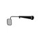 K&M Mfg Mirror Kit for Buhler-Versatile/New Holland-Ford Genesis Series Tractors Left-Hand Black 3168 - alternate 3