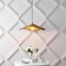 Jonathan Y Miko 24.5" Modern Coastal Organic Curve Rattan LED Pendant, Natrual Brown/Brass Gold JYL1606A - alternate 9