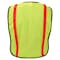 Ironwear Standard Polyester Safety Vest w/ 1 in Reflective Tape 1216 - alternate 2