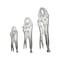 Superior Steel 5 Inch, 7 Inch & 10 Inch Vise Grip Curved Jaw & Nose Locking Plier Set PL5710S - alternate 1