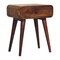 Homeroots 22" Brown Solid Wood One Drawer Nightstand 651833 - alternate 9
