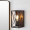 Jonathan Y Norris X-Frame 6" 1-Light Farmhouse Rustic Iron LED Sconce, Oil Rubbed Bronze/Wood Finish JYL1310A - alternate 8