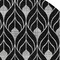 Homeroots 8' Black And Ivory Round Geometric Washable Indoor Outdoor Area Rug 596005 - alternate 6