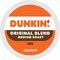 Dunkin K-Cup Original Blend Coffee, Compatible with Keurig Brewer, Medium, K-Cup, Original, Kosher, 4PK 5000380509 - alternate 2