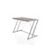 Homeroots 47" Brown and Silver Metallic Secretary Desk 286398 - alternate 1