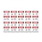 Signmission Safety Sign, OSHA Danger, 5" Height, Forklift Traffic Bilingual, 10PK OS-DS-D-35-VV-1265-10PK - alternate 1