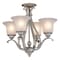 Vaxcel Monrovia 4L Chandelier Nickel CH35404BN - alternate 9