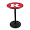 Holland Bar Stool Co 42" Blk Wrinkle Rutgers Pub Table, 36" dia. Top L214B4236Rutger - alternate 1