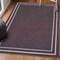 Jonathan Y Sloane Classic 2-Stripe Border Non-Slip Machine-Washable Dark Purple/Light Purple 4ft x 6ft Area Rug WSH125C-4 - alternate 8