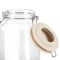 Martha Stewart Rindleton 3 Piece Glass Canister Set with Ceramic Lids in Off-White 136553.03 - alternate 6