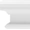 Homeroots 47in Classic White XL Floating Wall Shelf 397789 - alternate 6