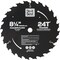 Do It Best 8-1/4'' 24-Tooth Framing Circular Saw Blade QJDIB-CS-011 - alternate 1
