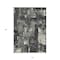 Homeroots 10' X 14' Black Gray And Ivory Abstract Washable Indoor Outdoor Area Rug 596847 - alternate 5