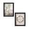 Homeroots Set Of Two Our Family Blossoms Black Framed Print Wall Art, 2PK 408021 - alternate 1