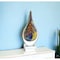 Homeroots 12" Blue and Yellow Murano Glass Modern Abstract Tabletop Sculpture 376082 - alternate 7