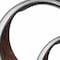 Homeroots 11" Brown and Silver Aluminum Circular Decorative Bowl 354604 - alternate 5