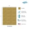 Nanolap PSA Microfinishing Film, 1 Pc 100 Micron (120 Grit), 8-0.5 in x 11 in Fine Sanding Film 61632N - alternate 4