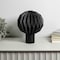 Jonathan Y Quincy 11" Modern Minimalist Paper Pleated Orb Accent LED Table Lamp, Black JYL9103A - alternate 9