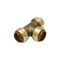 Sharkbite 3/4 in. x 1/2 in. x 1/2 in. Brass Push-to-Connect Reducer Tee U454LF - alternate 3