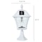 Gama Sonic Baytown Bulb Solar Lamp, Wall/Pier/3 in. Fitter Mounts, White 106B50233 - alternate 7