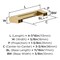 Amerock Composite 3-3/4 inch (96mm) Center-to-Center Champagne Bronze Cabinet Pull, 10PK 10VMP37141CZ - alternate 4