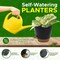 Campior Black Self Watering Pots, Indoor and Outdoor Plant Pots with Wick Rope and Drainage Holes, 5PK CAMPPLTBK5 - alternate 11