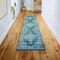 Jonathan Y Regis Bohemian Medallion Non-Slip Machine-Washable Teal/Cream 2 ft. x 8 ft. Runner Rug WSH107B-28 - alternate 8