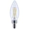 Satco 4 Watt B11 LED Candelabra Base Clear 5000K CCT 120 Volt, 10PK S12493 - alternate 1