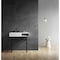 Kingston Brass 36" Solid Surface Console Sink with Stainless Steel Legs, 8-Inch, 3-Hole, Matte White/Matte Black KVPB3368SQA80 - alternate 6