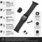 Elegani Black Classic Multi-Link Stainless Steel Replacement Band Compatible with Apple Watch 40mm 7LDLBQ-BLK-40mm - alternate 5